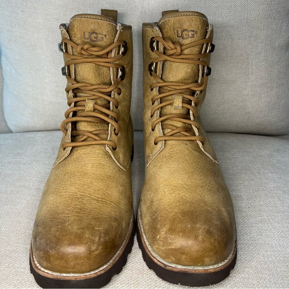 UGG Hannen TL Waterproof Combat Boot In Desert Tan - Picture 4 of 7